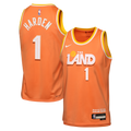 Nike Cleveland Cavaliers 2025/26 City Edition Swingman Jersey - Orange - James Harden - Youth